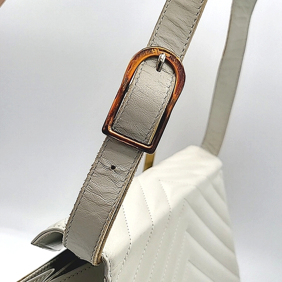 Yves Saint Laurent Vintage Convertible Quilted Leather Clutch - Picture 5 of 14